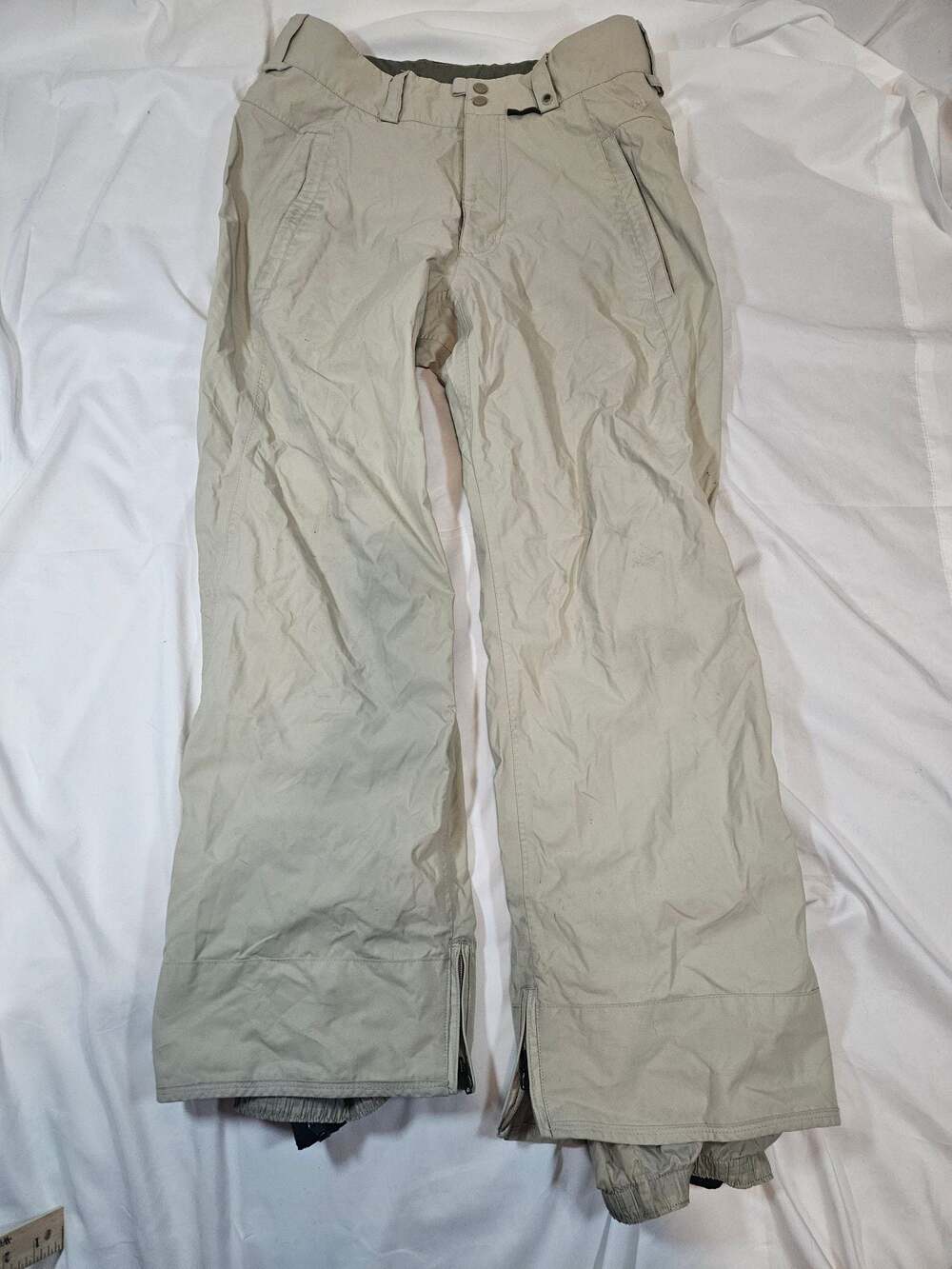 Burton Snowboard Ski Winter Pants Beige Tan Women's Size M